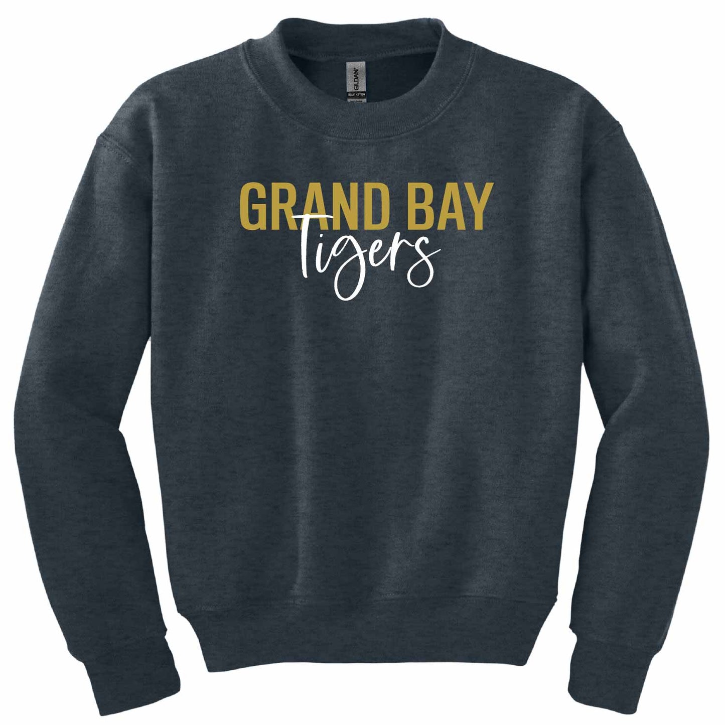 Grand Bay Tigers 6th Grade Sweatshirt - Dark Heather