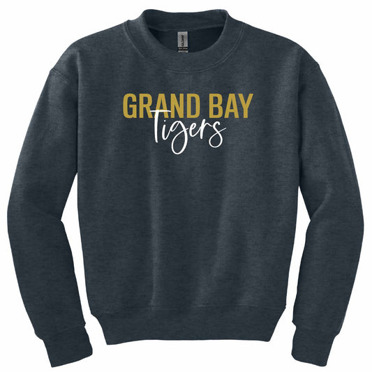 Grand Bay Tigers 6th Grade Sweatshirt - Dark Heather