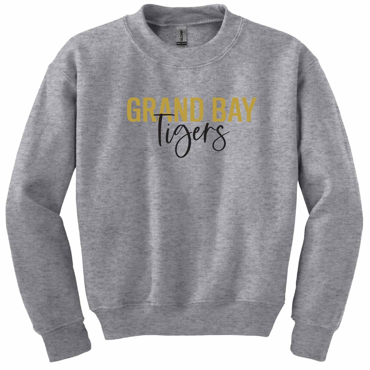 Grand Bay Tigers 8th Grade Sweatshirt - Sport Grey