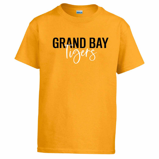Grand Bay Tigers 6th Grade Short Sleeve T-Shirt - Gold